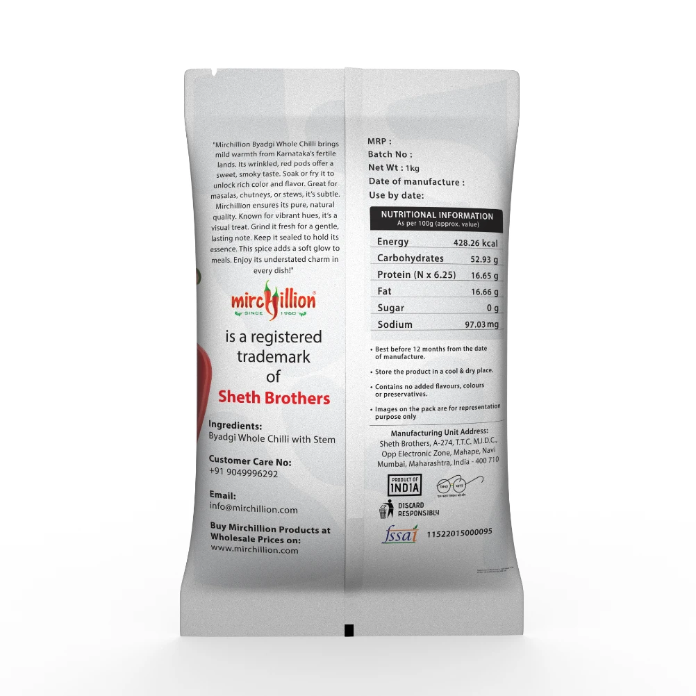 byadgi whole chilli with stem 1 kg.381.3