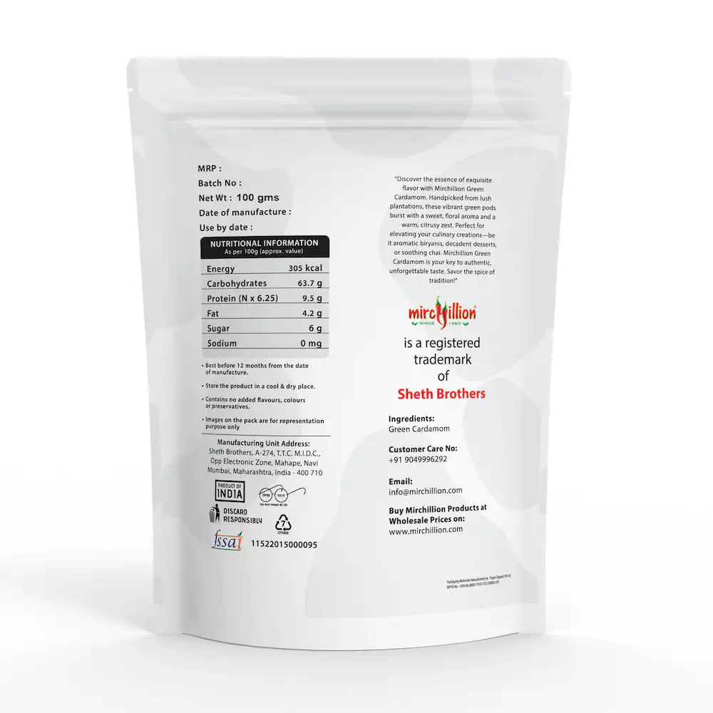 mirchillion-green-cardamom-100gm